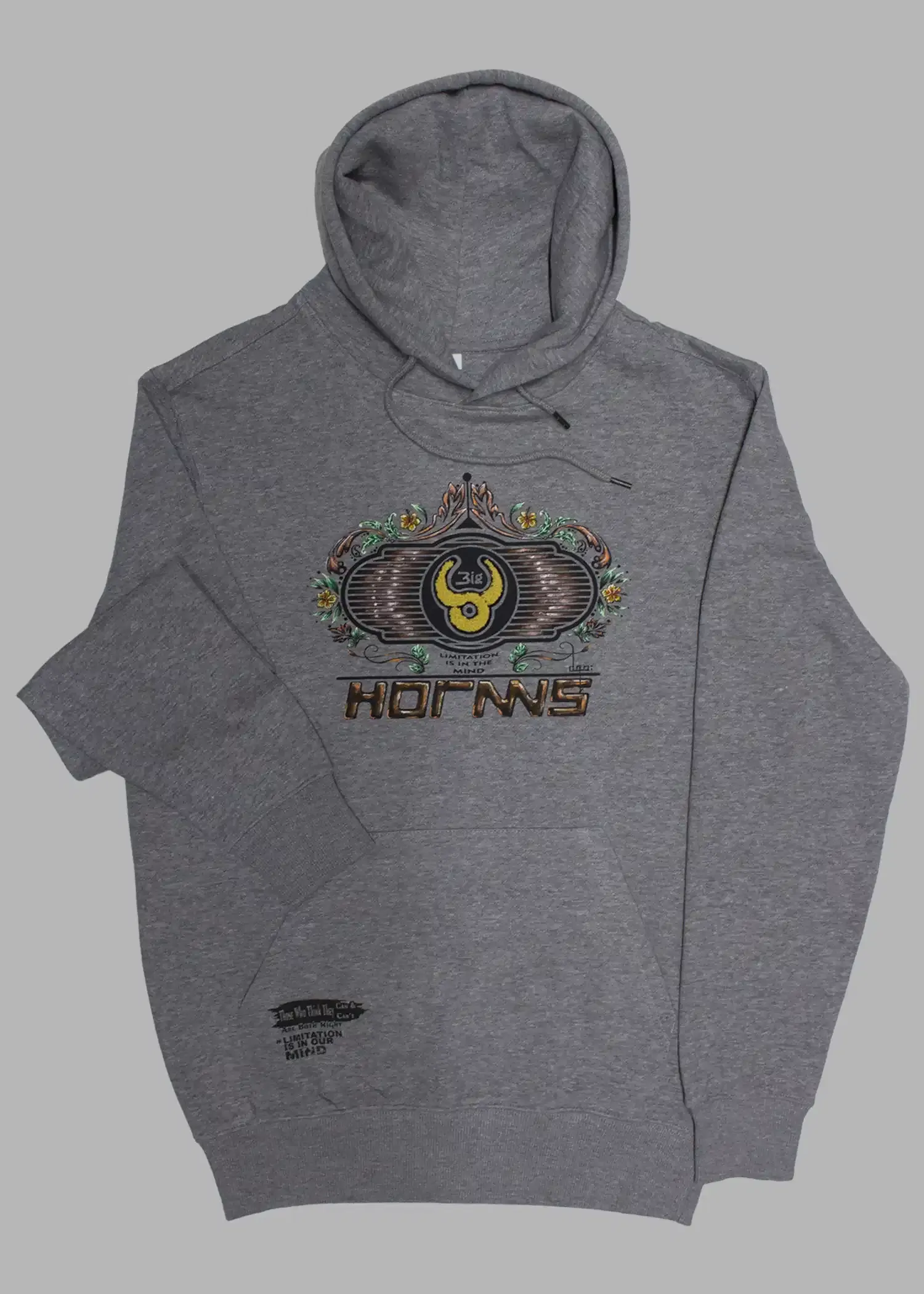 Rebel Thought Hoodie, print & Paint hoodie by Bighornns