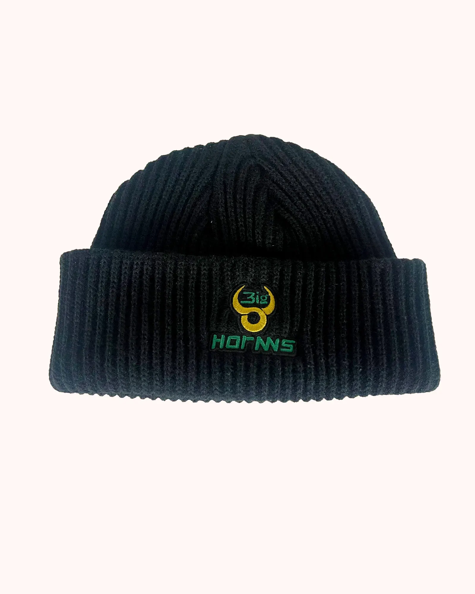 Bighornns Emblem Beanie – Black, beanie by Bighornns
