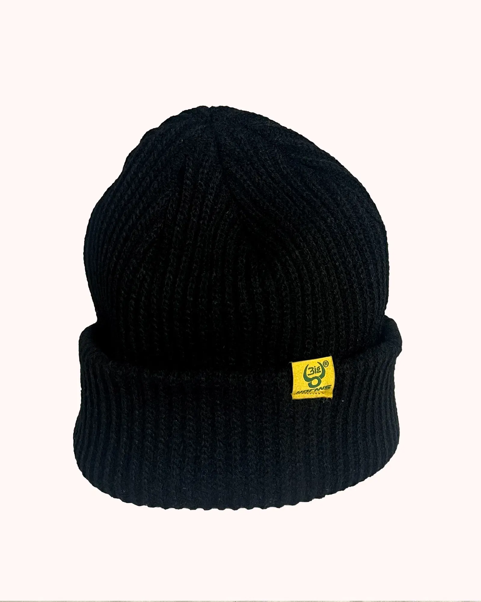 Bighornns Statement Patch Beanie – Black, beanie by Bighornns